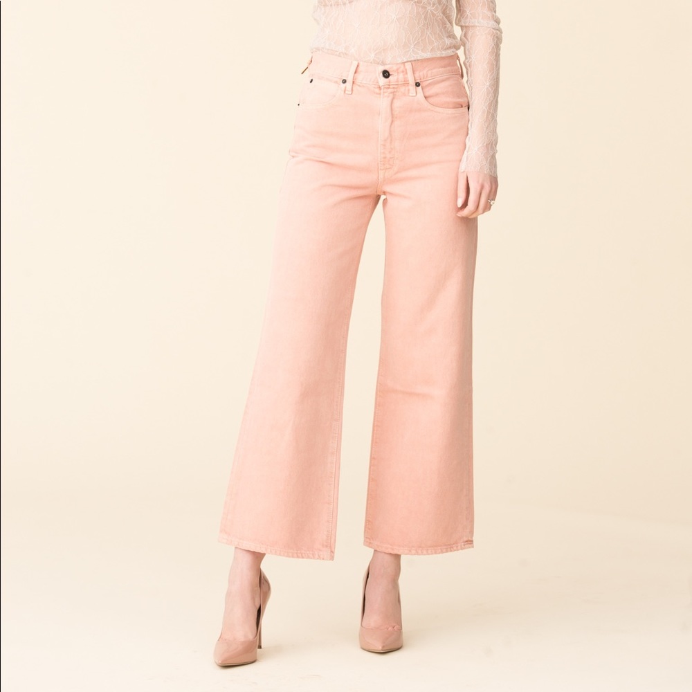 SLVRLAKE's Grace Ankle Crop is a high rise jean